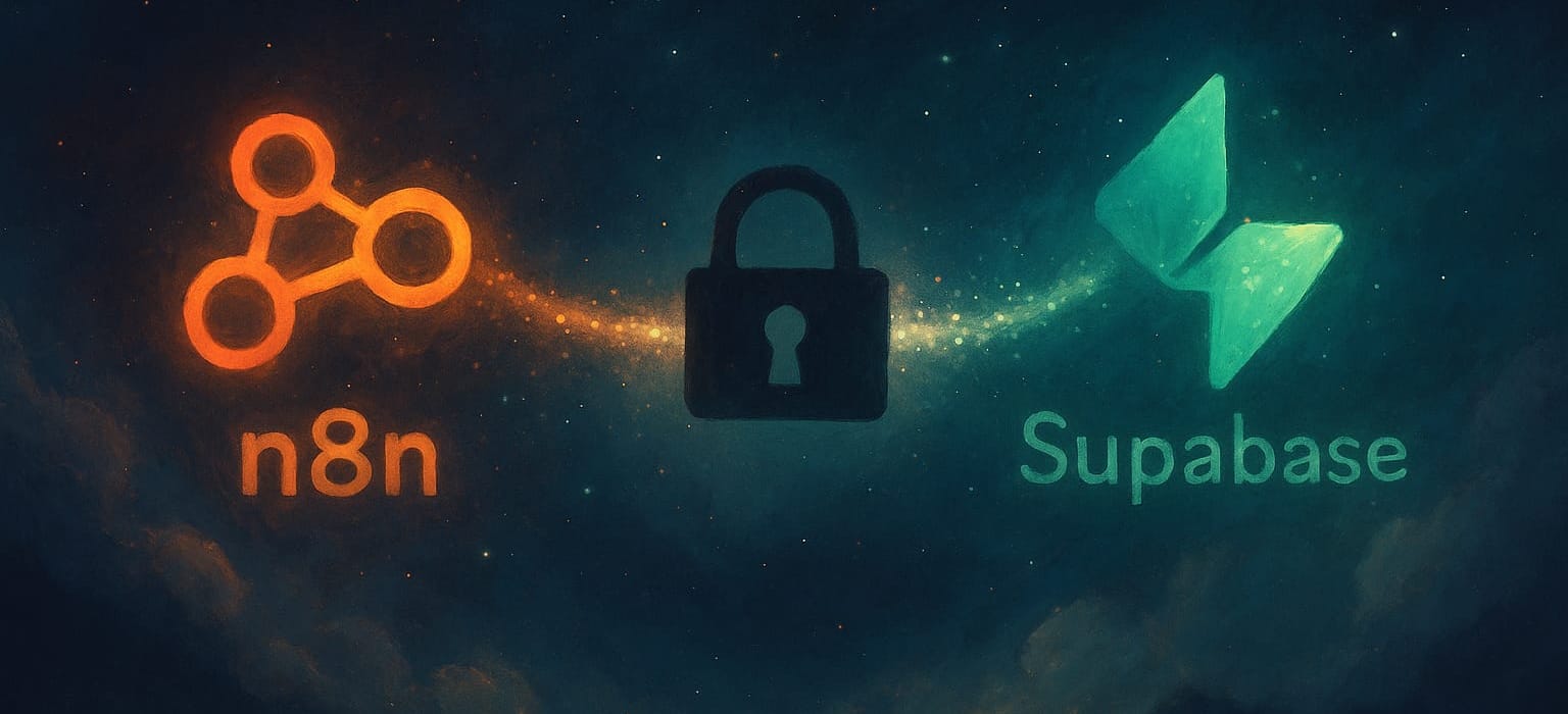 Connecter n8n à Supabase auto-hébergé via VPN