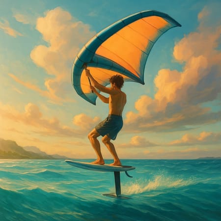 Image de : Débuter en Wingfoil en Guadeloupe